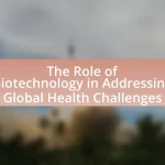 The Role of Biotechnology in Addressing Global Health Challenges