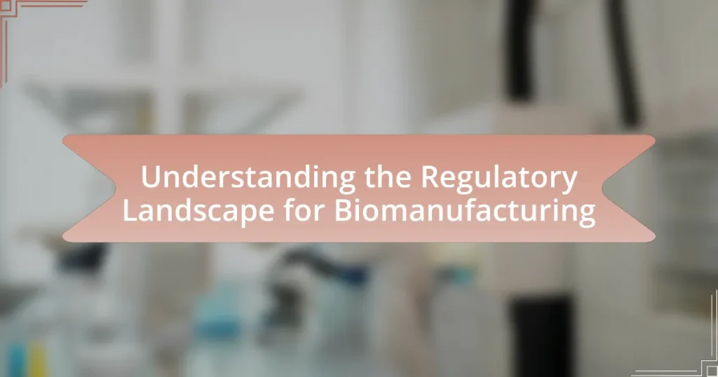 Understanding the Regulatory Landscape for Biomanufacturing